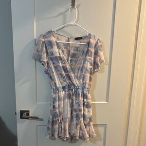 Multi-color Frilly Romper